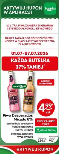 Żabka Piwo Desperados Mixado 8% oferta