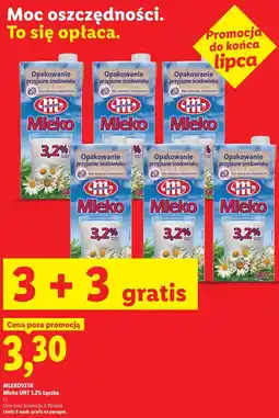 Lidl MLEKOVITA Mleko UHT 3,2% Łączka oferta