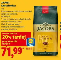 Lidl Jacobs Kawa ziarnista oferta