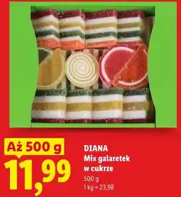 Lidl DIANA Mix galaretek w cukrze oferta