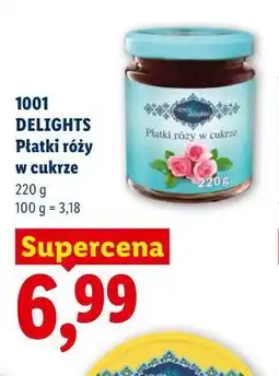 Lidl 1001 DELIGHTS Płatki róży w cukrze oferta