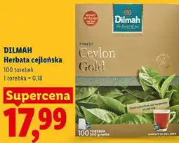 Lidl Dilmah Herbata cejlońska oferta