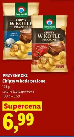 Lidl PRZYSNACKI Chipsy w kotle prażone oferta