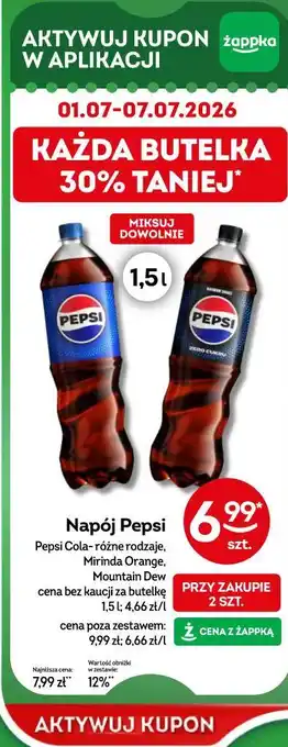 Żabka Napój Pepsi oferta