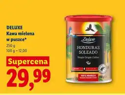 Lidl DELUXE Kawa mielona w puszce oferta