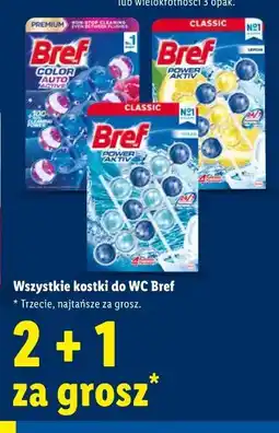 Lidl Wszystkie kostki do WC Bref oferta