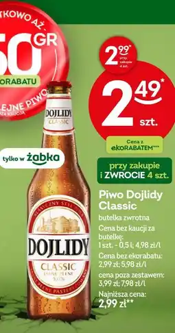 Żabka Piwo Dojlidy Classic oferta