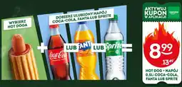 Żabka HOT DOG + NAPÓJ 0,5L: COCA-COLA, FANTA LUB SPRITE oferta