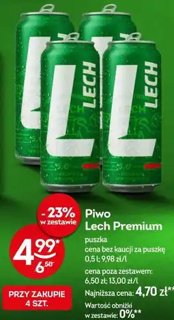 Żabka Piwo Lech Premium puszka oferta