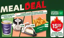 Żabka Ciastko, deser lub mini pancakes Max + kawa 200 ml oferta