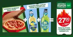 Żabka Pizza na wynos + 2 x Napój piwny Garage 0.0% oferta