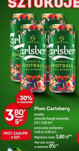 Żabka Piwo Carlsberg puszka oferta