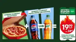 Żabka Pizza na wynos + Napój 0.5 l: Pepsi lub Mirinda oferta