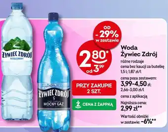 Żabka Woda Żywiec Zdrój oferta