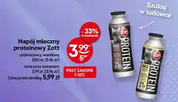 Żabka Napój mleczny proteinowy Zott oferta