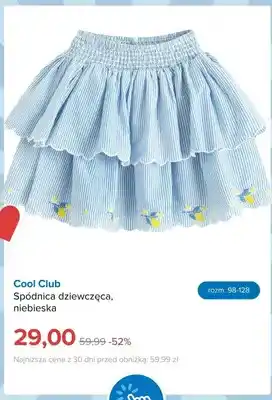 Spódnica dziewczęca Cool Club niebieska
