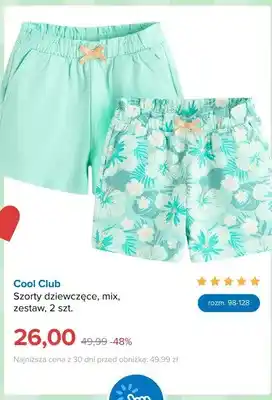 Szorty dziewczęce Cool Club 2-pak