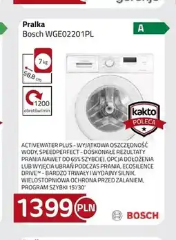 Kakto Pralka Bosch WGE02201PL oferta
