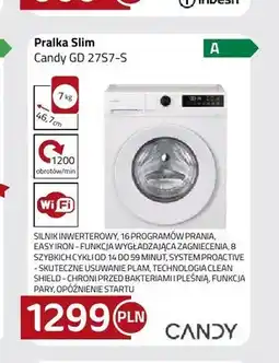 Kakto Pralka Slim Candy GD 27S7-S oferta