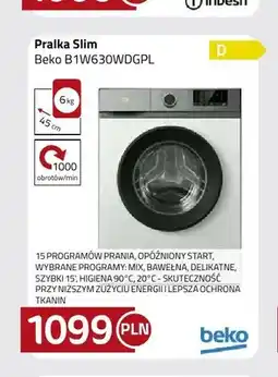 Kakto Pralka Slim Beko B1W630WDGPL oferta