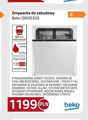Kakto Zmywarka do zabudowy Beko DIN35320 oferta