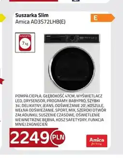 Kakto Suszarka Slim Amica AD3S72LHB(E) oferta