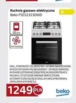 Kakto Kuchnia gazowo-elektryczna Beko FSE52323DWD oferta