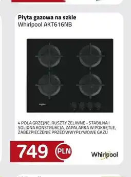 Kakto Płyta gazowa na szkle Whirlpool AKT616NB oferta
