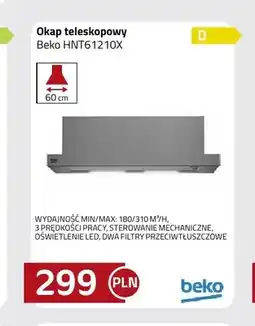 Kakto Okap teleskopowy Beko HNT61210X oferta