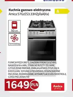 Kakto Kuchnia gazowo-elektryczna Amica 57GCES3,33HzpTaA(Xx) oferta