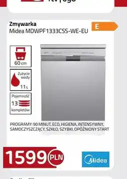 Kakto Zmywarka Midea MDWPF1333CSS-WE-EU oferta