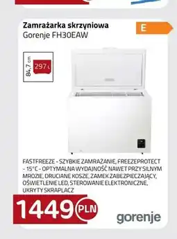 Kakto Zamrażarka skrzyniowa Gorenje FH30EAW oferta