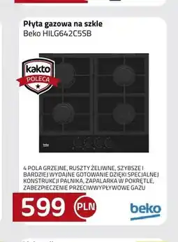 Kakto Płyta gazowa na szkle Beko HILG642C5SB oferta