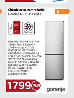 Kakto Chłodziarko-zamrażarka Gorenje NRK619EPXL4 oferta