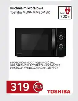 Kakto Kuchnia mikrofalowa Toshiba MWP-MM20P BK oferta