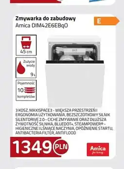 Kakto Zmywarka do zabudowy Amica DIM42E6EBQo oferta