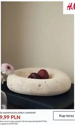 H&M Duża asymetryczna miska z kamionki H&M Home oferta