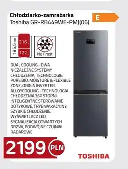 Kakto Chłodziarko-zamrażarka Toshiba GR-RB449WE-PMJ(06) oferta