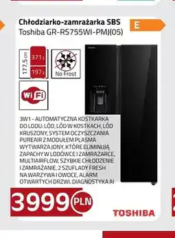 Kakto Chłodziarko-zamrażarka SBS Toshiba GR-RS755WI-PMJ(05) oferta