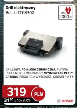 Kakto Grill elektryczny Bosch TCG3302 oferta
