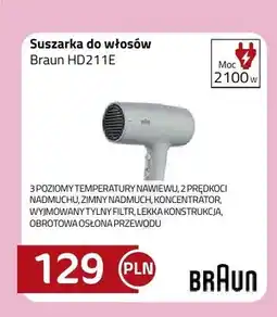 Kakto Suszarka do włosów Braun HD211E oferta