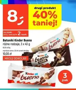 Dealz Batoniki Kinder Bueno 3-pak oferta