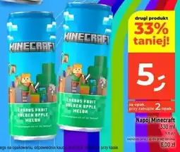 Dealz Napój Minecraft Chorus Fruit Golden Apple Melon Steve oferta