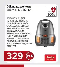 Kakto Odkurzacz workowy Amica FEN VM2061 oferta