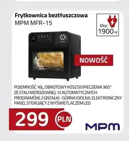 Kakto Frytkownica beztłuszczowa MPM MFR-15 oferta