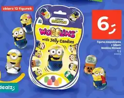 Dealz Figurka niespodzianka z żelkami Wobblins Minionki oferta