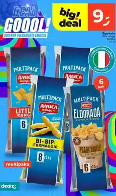 Dealz Chipsy Amica Chips Bi-Bip Formaggio 6-pak oferta