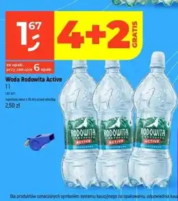 Dealz Woda mineralna Rodowita Active niegazowana oferta