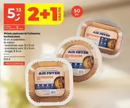 Dealz Wkłady papierowe do frytkownicy beztłuszczowej kwadratowe 16x16 cm oferta