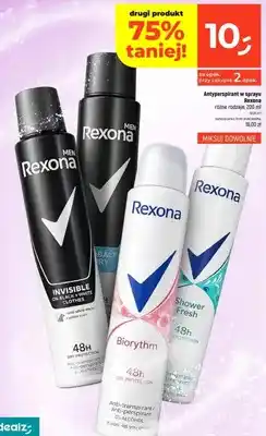 Dealz Antyperspirant w sprayu Rexona Men Invisible oferta